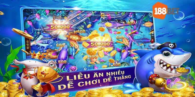 Ưu đãi siêu hấp dẫn khi chơi bắn cá ăn xu 188bet