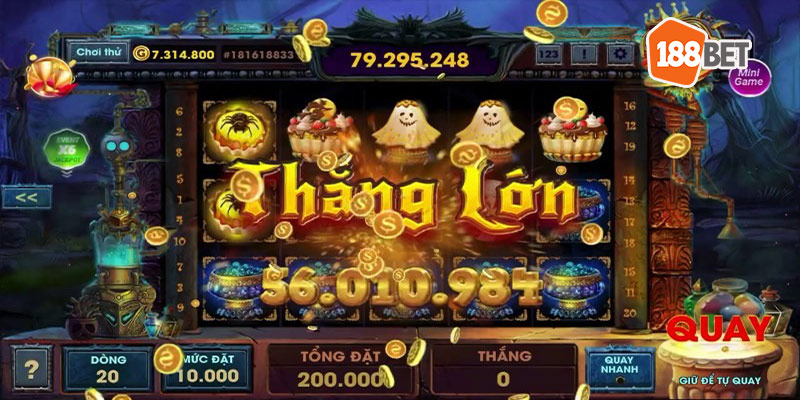 Chinh phục quay hũ online 188bet