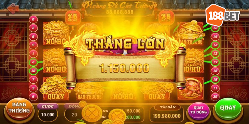 Sức hút của quay hũ online 188bet