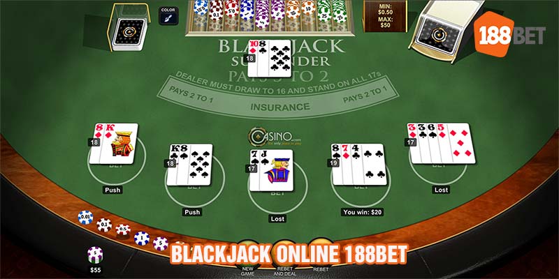Blackjack online 188bet