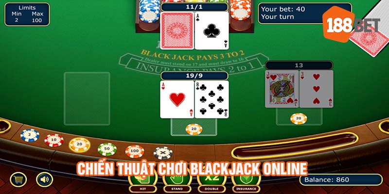 Chiến thuật chơi blackjack online